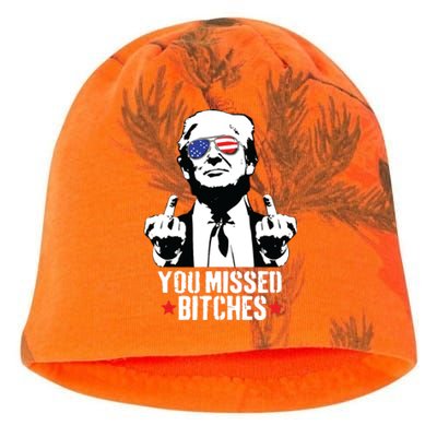 You Missed Trump 2024 You Missed Kati - Camo Knit Beanie