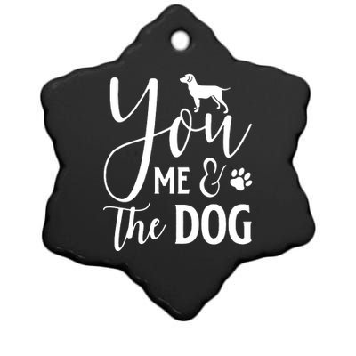 You Me & The Dog Ceramic Star Ornament