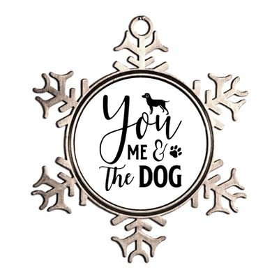 You Me & The Dog Metallic Star Ornament