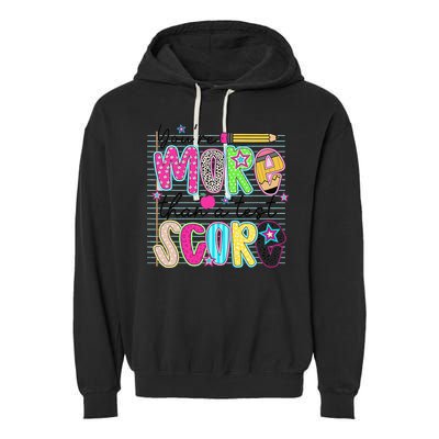 Youre More Than A Test Score Dont Stress Do Your Best Garment-Dyed Fleece Hoodie