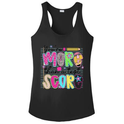 Youre More Than A Test Score Dont Stress Do Your Best Ladies PosiCharge Competitor Racerback Tank