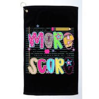 Youre More Than A Test Score Dont Stress Do Your Best Golf Towel