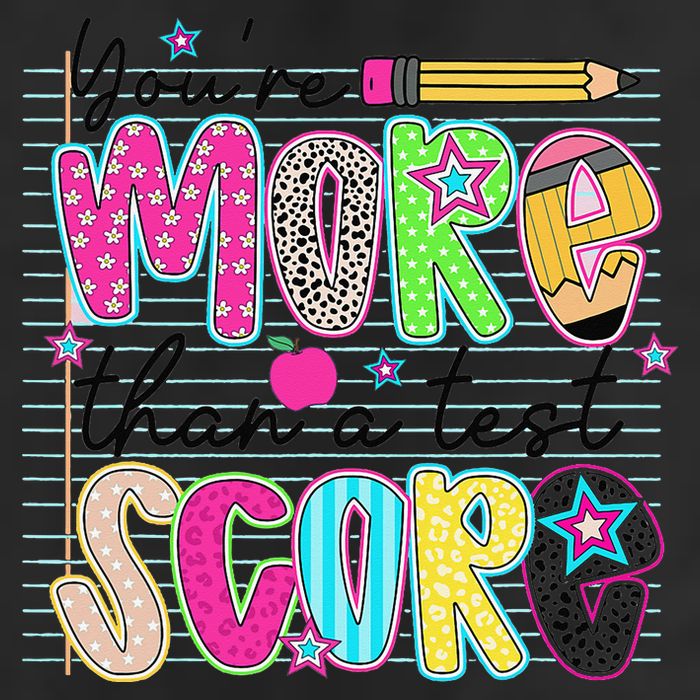 Youre More Than A Test Score Dont Stress Do Your Best Golf Towel