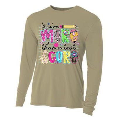 Youre More Than A Test Score Dont Stress Do Your Best Cooling Performance Long Sleeve Crew