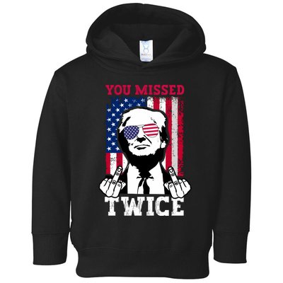 You Missed Twice Toddler Hoodie