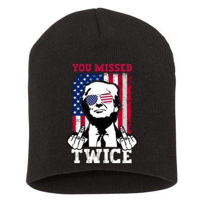 You Missed Twice Short Acrylic Beanie