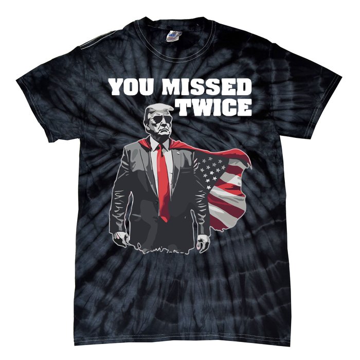 You Missed Twice Tie-Dye T-Shirt