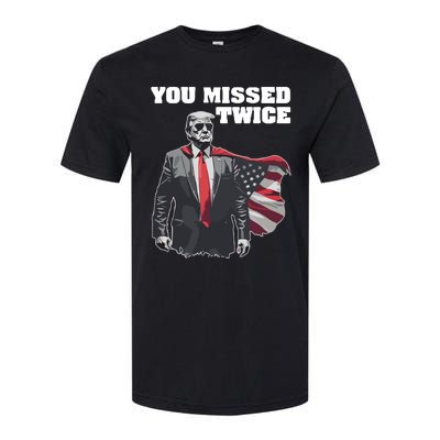 You Missed Twice Softstyle® CVC T-Shirt