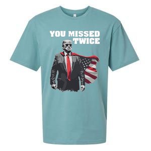 You Missed Twice Sueded Cloud Jersey T-Shirt