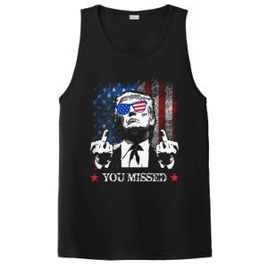 You Missed Trump 2024 Us American Flag PosiCharge Competitor Tank