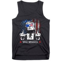 You Missed Trump 2024 Us American Flag Tank Top