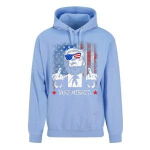 You Missed Trump 2024 Us American Flag Unisex Surf Hoodie