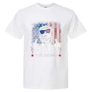 You Missed Trump 2024 Us American Flag Garment-Dyed Heavyweight T-Shirt