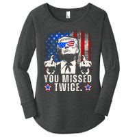 You Missed Twice Women's Perfect Tri Tunic Long Sleeve Shirt