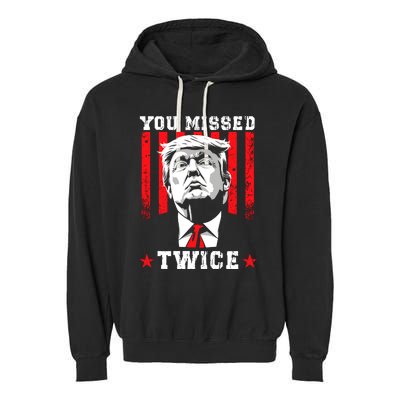 You Missed Twice Garment-Dyed Fleece Hoodie