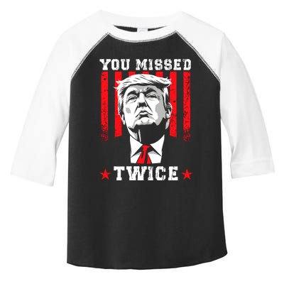 You Missed Twice Toddler Fine Jersey T-Shirt