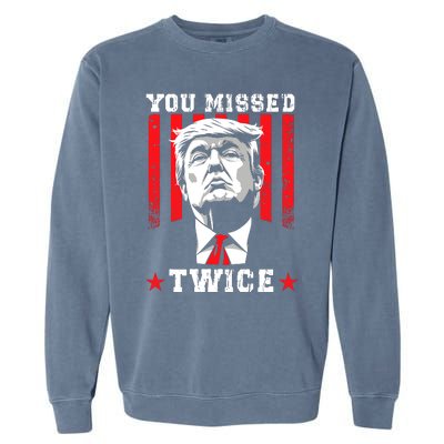 You Missed Twice Garment-Dyed Sweatshirt