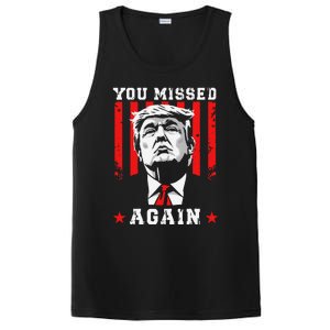 You Missed Twice You Missed Again 20 Trump Vance Election PosiCharge Competitor Tank