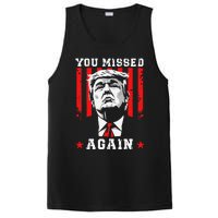 You Missed Twice You Missed Again 20 Trump Vance Election PosiCharge Competitor Tank