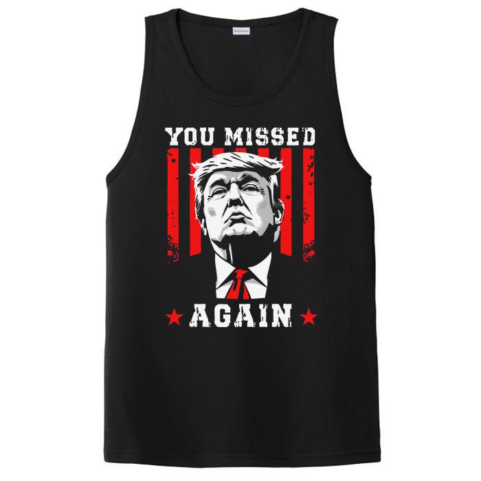 You Missed Twice You Missed Again 20 Trump Vance Election PosiCharge Competitor Tank