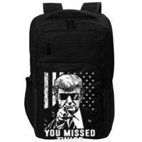 You Missed Twice Trump 2024 Us American Flag Impact Tech Backpack