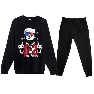 You Missed Trump Again 2024 02 Election2024 Premium Crewneck Sweatsuit Set