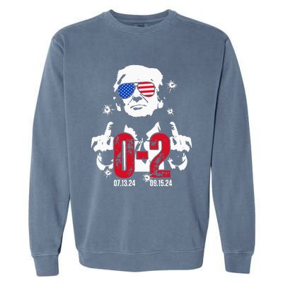 You Missed Trump Again 2024 02 Election2024 Garment-Dyed Sweatshirt