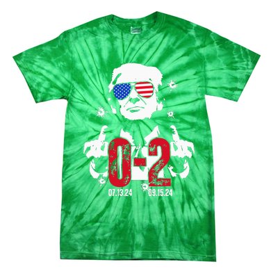 You Missed Trump Again 2024 02 Election2024 Tie-Dye T-Shirt