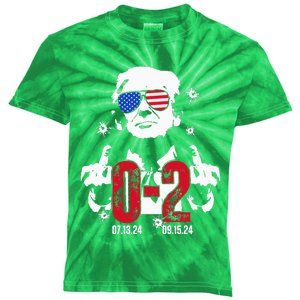 You Missed Trump Again 2024 02 Election2024 Kids Tie-Dye T-Shirt