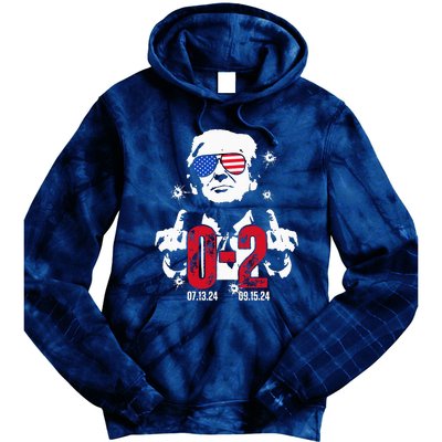 You Missed Trump Again 2024 02 Election2024 Tie Dye Hoodie