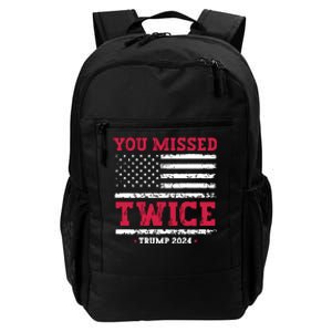 You Missed Twice Trump Assassination Attempt Daily Commute Backpack