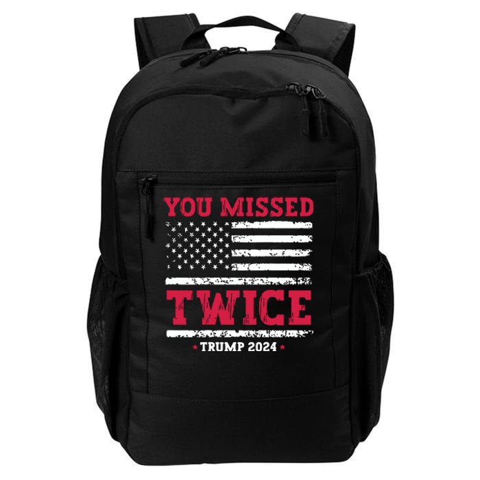 You Missed Twice Trump Assassination Attempt Daily Commute Backpack