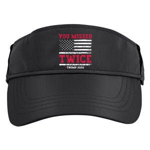 You Missed Twice Trump Assassination Attempt Adult Drive Performance Visor