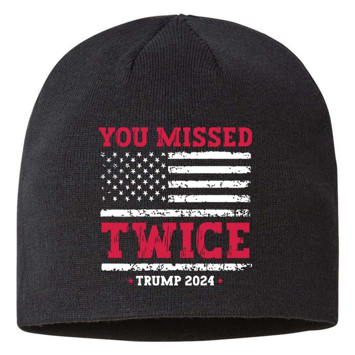 You Missed Twice Trump Assassination Attempt Sustainable Beanie