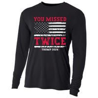 You Missed Twice Trump Assassination Attempt Cooling Performance Long Sleeve Crew