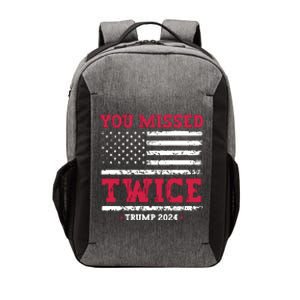 You Missed Twice Trump Assassination Attempt Vector Backpack