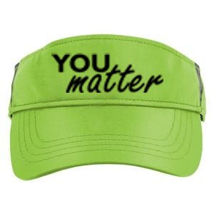 To The Person Behind Me You Are Amazing Beautiful Front & Back Adult Drive Performance Visor