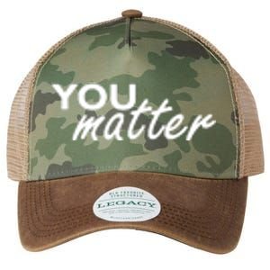 To The Person Behind Me You Are Amazing Beautiful Front & Back Legacy Tie Dye Trucker Hat