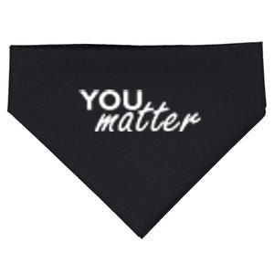 To The Person Behind Me You Are Amazing Beautiful Front & Back USA-Made Doggie Bandana