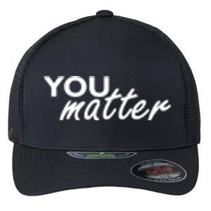 To The Person Behind Me You Are Amazing Beautiful Front & Back Flexfit Unipanel Trucker Cap