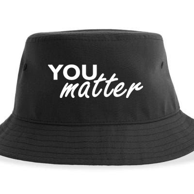 To The Person Behind Me You Are Amazing Beautiful Front & Back Sustainable Bucket Hat