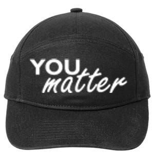 To The Person Behind Me You Are Amazing Beautiful Front & Back 7-Panel Snapback Hat