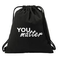 To The Person Behind Me You Are Amazing Beautiful Front & Back Drawstring Bag