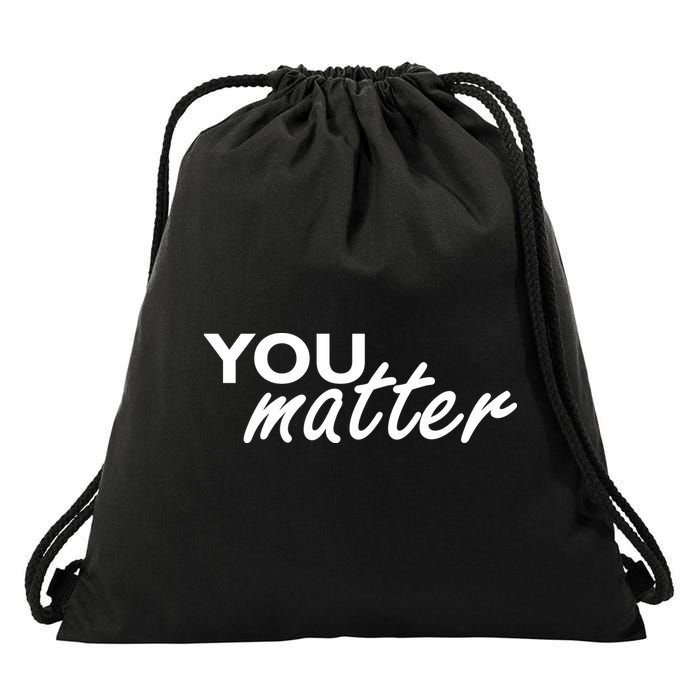 To The Person Behind Me You Are Amazing Beautiful Front & Back Drawstring Bag