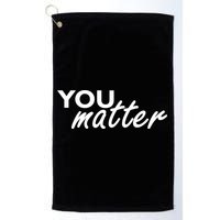 To The Person Behind Me You Are Amazing Beautiful Front & Back Golf Towel