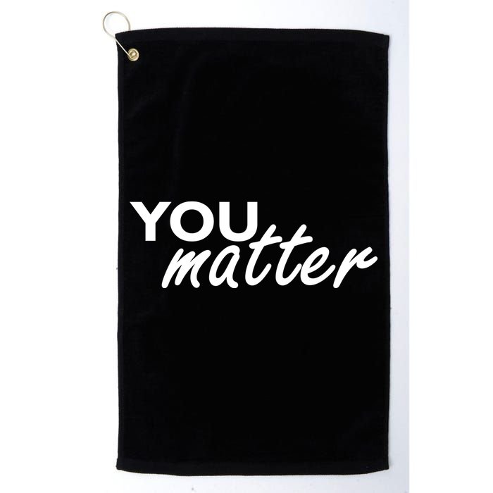 To The Person Behind Me You Are Amazing Beautiful Front & Back Golf Towel