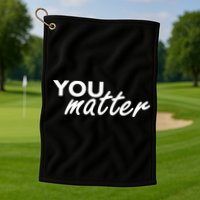 To The Person Behind Me You Are Amazing Beautiful Front & Back Golf Towel