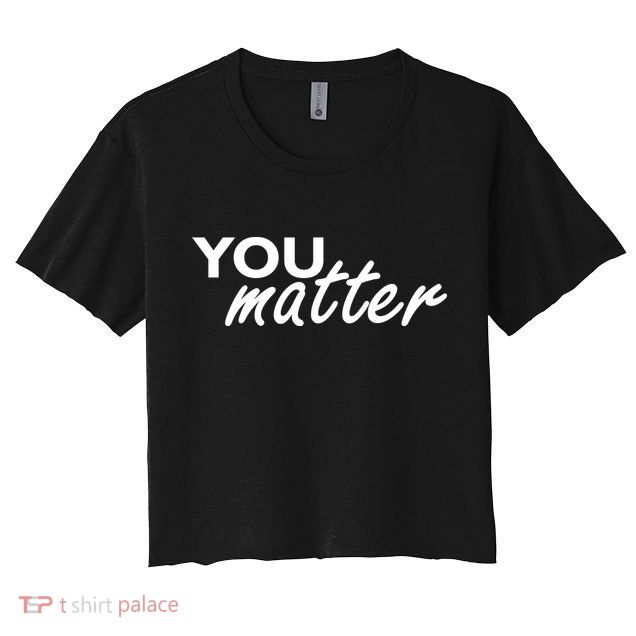 To The Person Behind Me You Are Amazing Beautiful Front & Back Crop Top