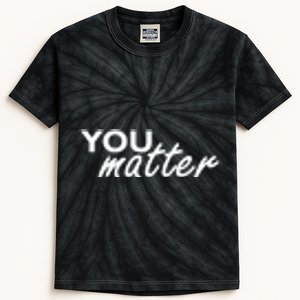 To The Person Behind Me You Are Amazing Beautiful Front & Back Kids Tie-Dye T-Shirt