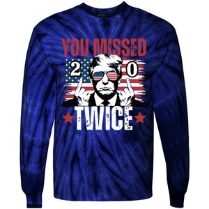 You Missed Twice 20 Tie-Dye Long Sleeve Shirt